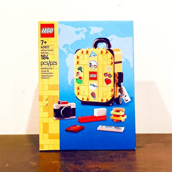 Lego 40817 Yellow Travel Suitcase NIB New in Hand - Picture 1 of 13